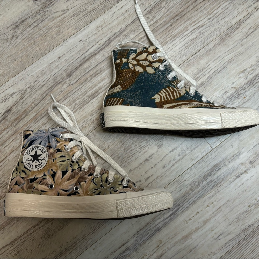 Converse Chuck Taylor High Top All Star Renew Hawaiian Print Sneakers Size 5.5